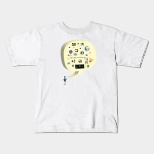 save the internet, the internet is broken/dying Kids T-Shirt